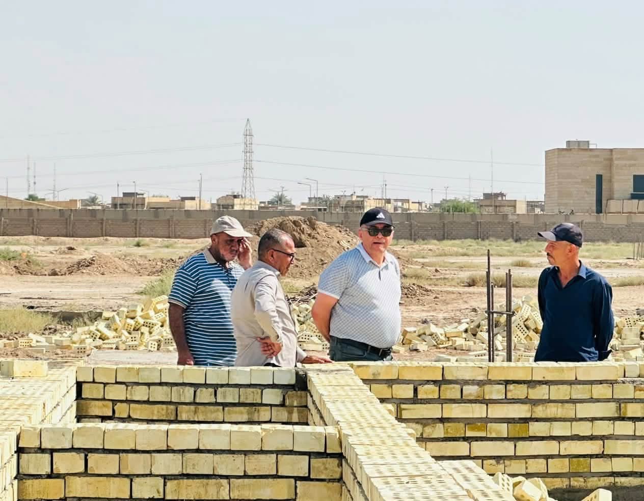 زيارة المهندس المعماري السيد مازن عبدالفتاح مدير عام دائرة الاسكان وكالة لمشروع النهروان السكني في بغداد