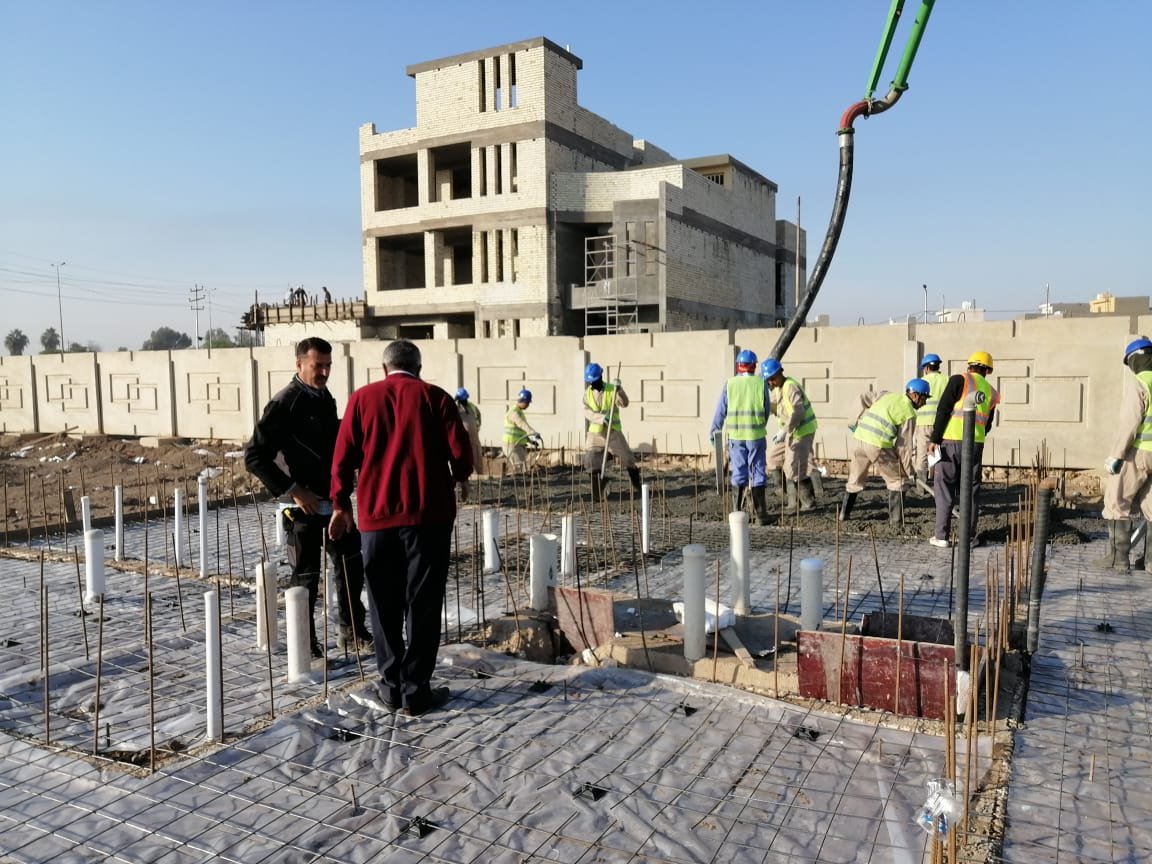 Under the supervision of the Minister of Construction, Housing and Public Municipalities: The Directorate of Housing continues to work on Al-Tajiyat residential project, in Baghdad governorate