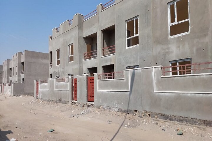 With a completion rate of 75%, work continues on Al-Dabuni residential project in Wasit Governorate