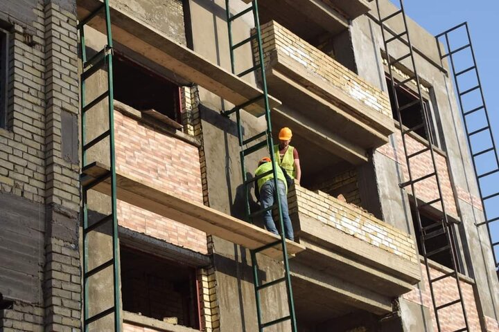 Achieving an advanced work rate in the Al-Jazeerah (2) residential project in Karbala Governorate