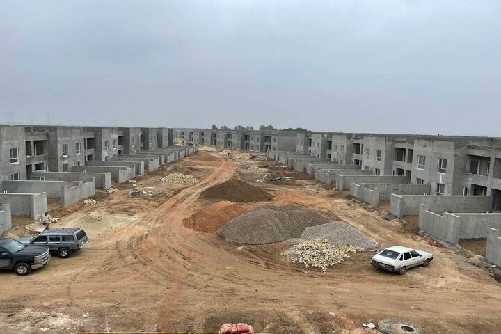 Taharba complex project with a completion rate of 78%